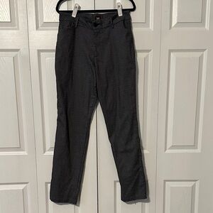 Lee Dark Gray Patterned Trousers